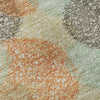 Piper Looms Mayfield Circles AMF977 Beige Machine Washable Area Rug Swatch Image