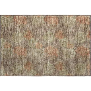 Piper Looms Mayfield Circles AMF977 Brown Machine Washable Area Rug Scatter Main Image