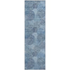 Piper Looms Mayfield Circles AMF977 Denim Machine Washable Area Rug Runner Main Image