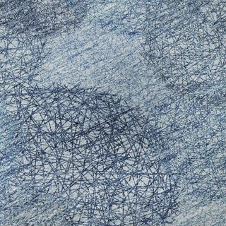 Piper Looms Mayfield Circles AMF977 Denim Machine Washable Area Rug Swatch Image