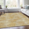 Piper Looms Mayfield Circles AMF977 Gold Machine Washable Area Rug Lifestyle Image Feature