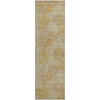 Piper Looms Mayfield Circles AMF977 Gold Machine Washable Area Rug Runner Main Image