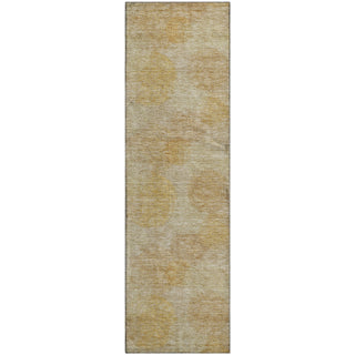 Piper Looms Mayfield Circles AMF977 Gold Machine Washable Area Rug Runner Main Image