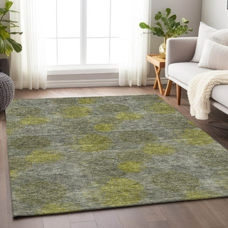 Piper Looms Mayfield Circles AMF977 Gray Machine Washable Area Rug Lifestyle Image Feature