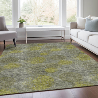Piper Looms Mayfield Circles AMF977 Gray Machine Washable Area Rug Lifestyle Image Feature
