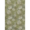 Piper Looms Mayfield Circles AMF977 Green Machine Washable Area Rug main image