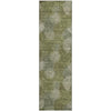 Piper Looms Mayfield Circles AMF977 Green Machine Washable Area Rug Runner Main Image