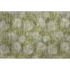 Piper Looms Mayfield Circles AMF977 Green Machine Washable Area Rug Scatter Main Image