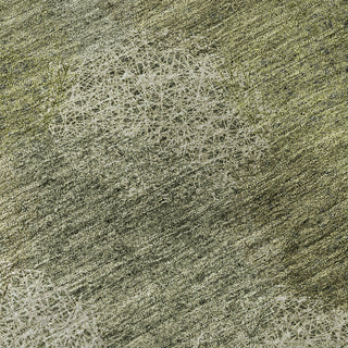 Piper Looms Mayfield Circles AMF977 Green Machine Washable Area Rug Swatch Image
