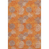Piper Looms Mayfield Circles AMF977 Orange Machine Washable Area Rug main image