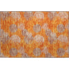 Piper Looms Mayfield Circles AMF977 Orange Machine Washable Area Rug Scatter Main Image