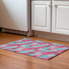 Piper Looms Mayfield Circles AMF977 Pink Machine Washable Area Rug Scatter Lifestyle Image Feature