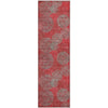 Piper Looms Mayfield Circles AMF977 Red Machine Washable Area Rug Runner Main Image