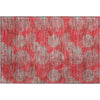 Piper Looms Mayfield Circles AMF977 Red Machine Washable Area Rug Scatter Main Image