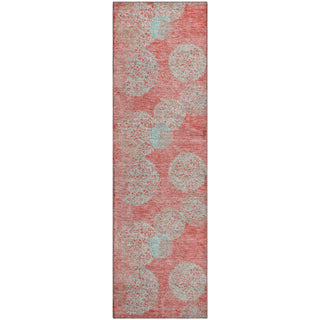 Piper Looms Mayfield Circles AMF977 Salmon Machine Washable Area Rug Runner Main Image