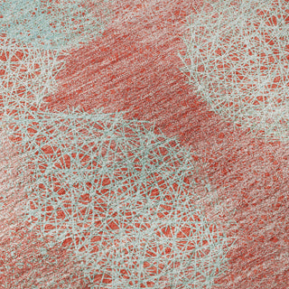 Piper Looms Mayfield Circles AMF977 Salmon Machine Washable Area Rug Swatch Image