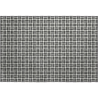 Piper Looms Mayfield Geometric AMF978 Black Machine Washable Area Rug Scatter Main Image