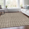 Piper Looms Mayfield Geometric AMF978 Chocolate Machine Washable Area Rug Lifestyle Image Feature