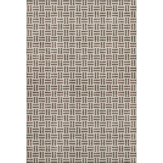 Piper Looms Mayfield Geometric AMF978 Chocolate Machine Washable Area Rug main image
