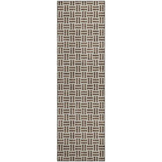 Piper Looms Mayfield Geometric AMF978 Chocolate Machine Washable Area Rug Runner Main Image