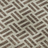 Piper Looms Mayfield Geometric AMF978 Chocolate Machine Washable Area Rug Swatch Image