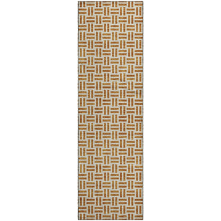 Piper Looms Mayfield Geometric AMF978 Copper Machine Washable Area Rug Runner Main Image