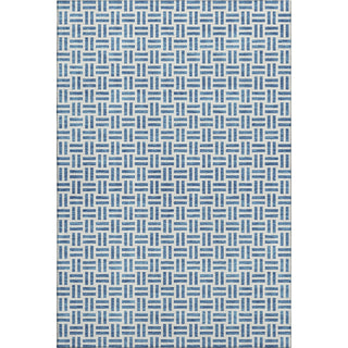 Piper Looms Mayfield Geometric AMF978 Denim Machine Washable Area Rug main image