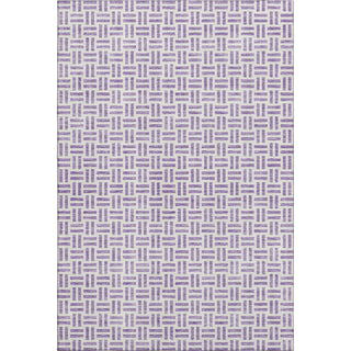 Piper Looms Mayfield Geometric AMF978 Lavender Machine Washable Area Rug main image