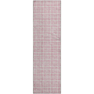 Piper Looms Mayfield Geometric AMF978 Pink Machine Washable Area Rug Runner Main Image