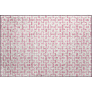 Piper Looms Mayfield Geometric AMF978 Pink Machine Washable Area Rug Scatter Main Image