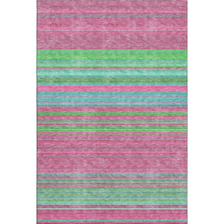 Piper Looms Mayfield Stripes AMF979 Blush Machine Washable Area Rug main image