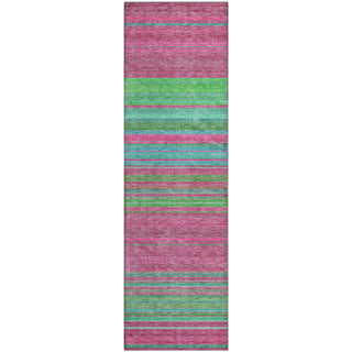 Piper Looms Mayfield Stripes AMF979 Blush Machine Washable Area Rug Runner Main Image