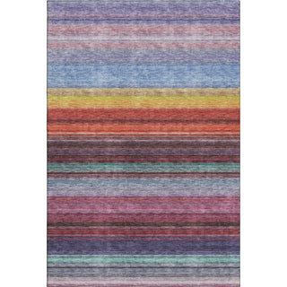 Piper Looms Mayfield Stripes AMF979 Lavender Machine Washable Area Rug main image