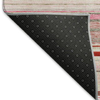 Piper Looms Mayfield Stripes AMF979 Pink Machine Washable Area Rug Backing Image