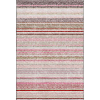 Piper Looms Mayfield Stripes AMF979 Pink Machine Washable Area Rug main image