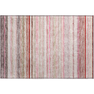Piper Looms Mayfield Stripes AMF979 Pink Machine Washable Area Rug Scatter Main Image