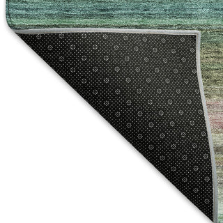 Piper Looms Mayfield Stripes AMF979 Sage Machine Washable Area Rug Backing Image
