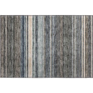 Piper Looms Mayfield Stripes AMF979 Taupe Machine Washable Area Rug Scatter Main Image