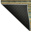 Piper Looms Mayfield Stripes AMF979 Wheat Machine Washable Area Rug Backing Image