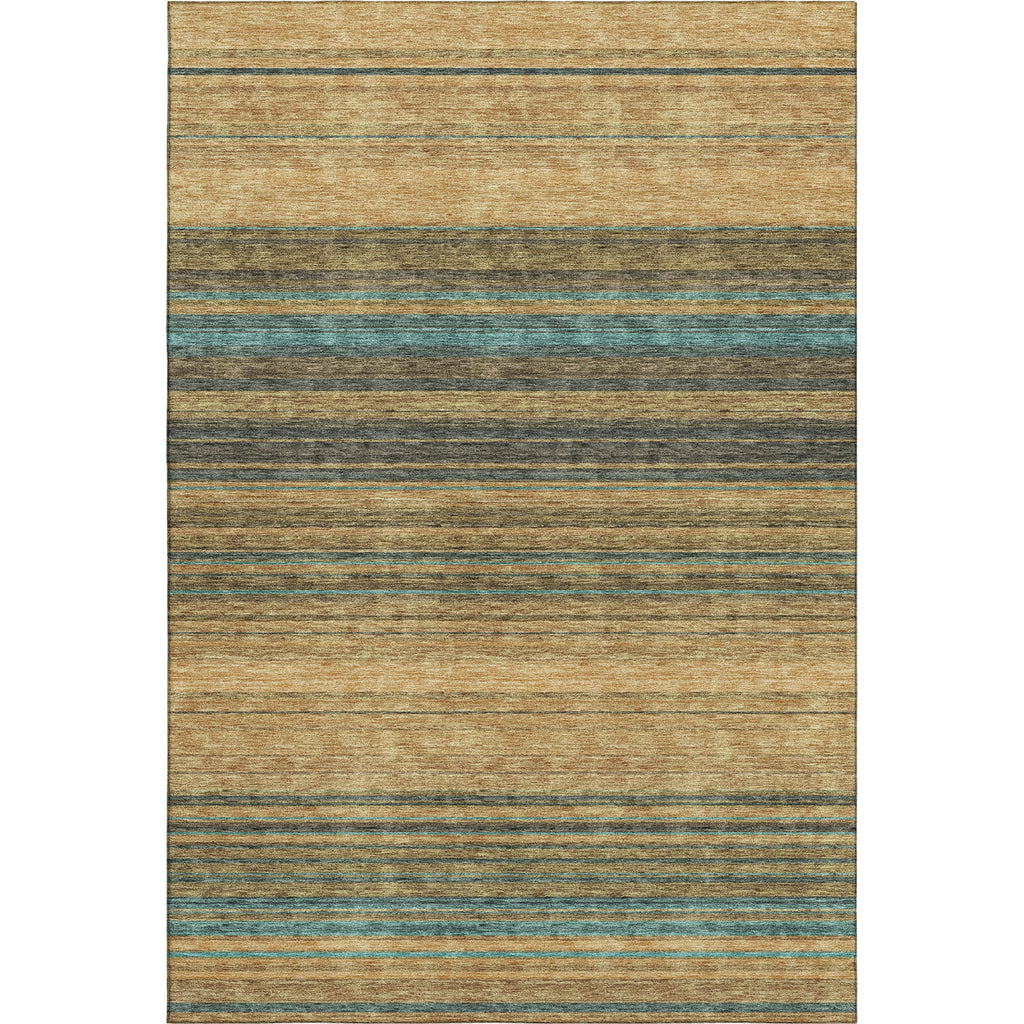 Piper Looms Mayfield Stripes AMF979 Wheat Machine Washable Area Rug main image