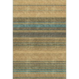 Piper Looms Mayfield Stripes AMF979 Wheat Machine Washable Area Rug main image