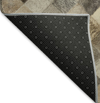 Piper Looms Mayfield Small Boxes AMF98 Gray Machine Washable Area Rug Backing Image