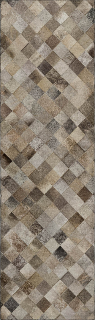Piper Looms Mayfield Small Boxes AMF98 Gray Machine Washable Area Rug Runner Main Image