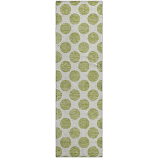 Piper Looms Mayfield Circles AMF980 Aloe Machine Washable Area Rug Runner Main Image
