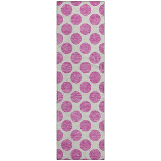 Piper Looms Mayfield Circles AMF980 Blush Machine Washable Area Rug Runner Main Image