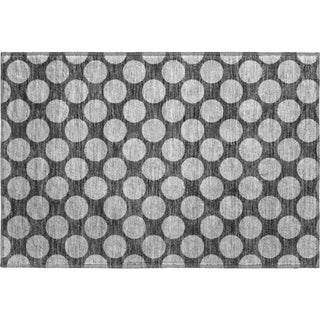 Piper Looms Mayfield Circles AMF980 Charcoal Machine Washable Area Rug Scatter Main Image