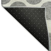 Piper Looms Mayfield Circles AMF980 Gray Machine Washable Area Rug Backing Image
