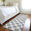 Piper Looms Mayfield Circles AMF980 Gray Machine Washable Area Rug Runner Lifestyle Image Feature