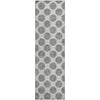 Piper Looms Mayfield Circles AMF980 Gray Machine Washable Area Rug Runner Main Image
