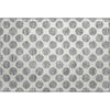 Piper Looms Mayfield Circles AMF980 Gray Machine Washable Area Rug Scatter Main Image